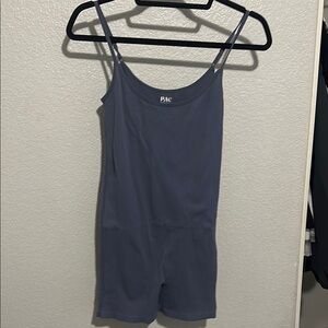 PAC Blue Sleeveless Romper